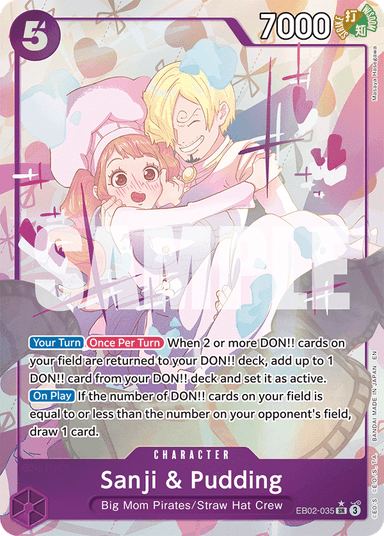 Sanji & Pudding (Alternate Art)