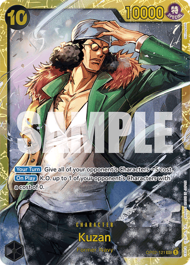 Kuzan (OP02-121) (Reprint)