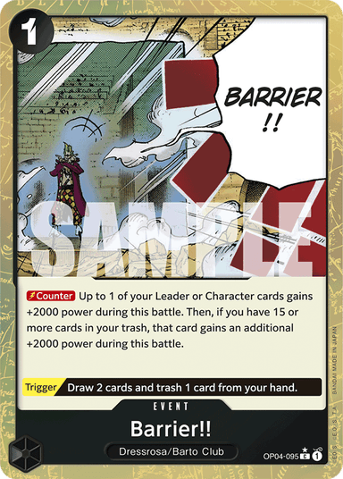 Barrier!! (Textured Foil)