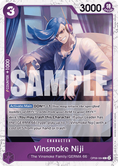 Vinsmoke Niji (OP06-064) (Jolly Roger Foil)