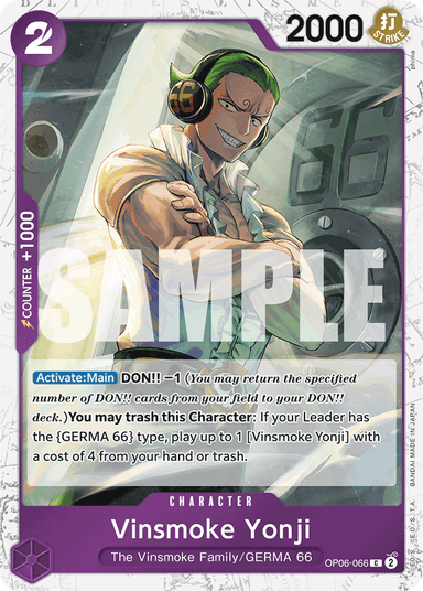 Vinsmoke Yonji (OP06-066) (Jolly Roger Foil)