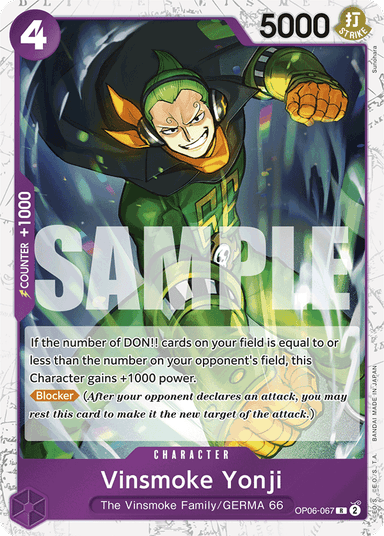 Vinsmoke Yonji (OP06-067) (Jolly Roger Foil)