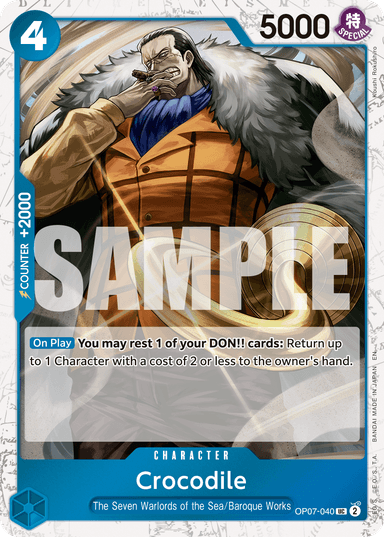 Crocodile - OP07-040 (Pirate Foil)