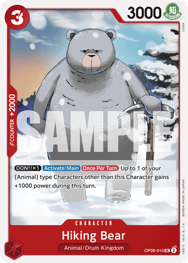 Hiking Bear