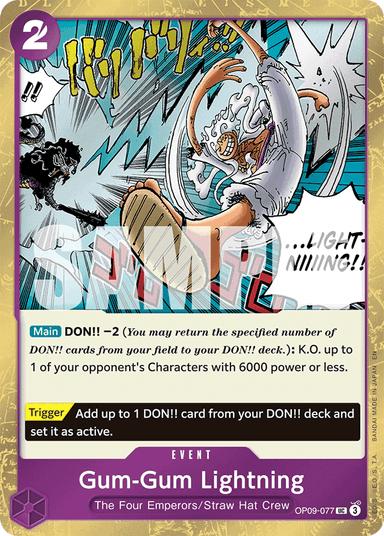 Gum-Gum Lightning (Pirate Foil)