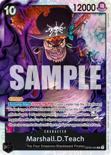 Marshall.D.Teach - OP09-093 (Reprint)
