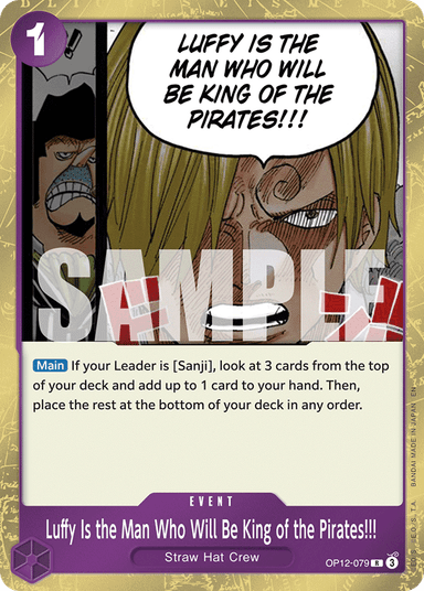 Luffy Is the Man Who Will Be King of the Pirates!!!