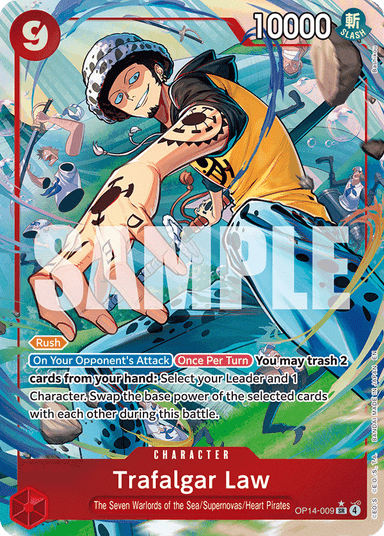 Trafalgar Law - OP14-009 (Alternate Art)