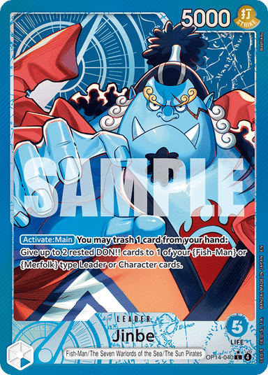 Jinbe - OP14-040 (Alternate Art)