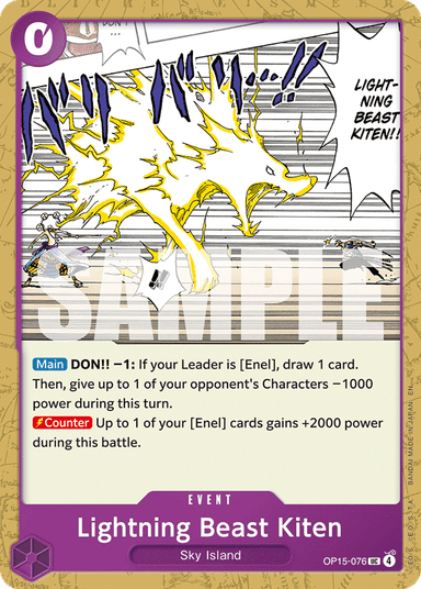 Lightning Beast Kiten (Dash Pack)