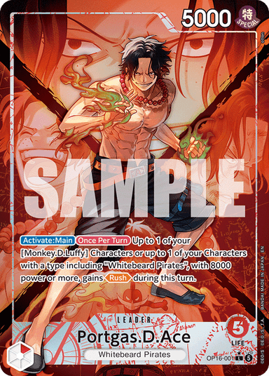 Portgas.D.Ace (001) (Alternate Art)