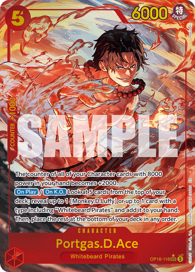 Portgas.D.Ace (118) (Alternate Art)
