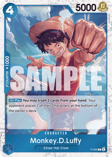Monkey.D.Luffy (P-055) (Jolly Roger Foil)