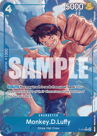 Monkey.D.Luffy (P-055) (Full Art)