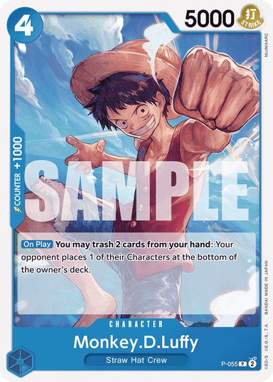 Monkey.D.Luffy (P-055) (Reprint)