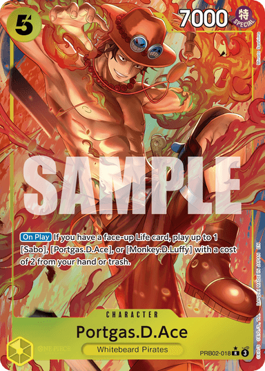 Portgas.D.Ace - PRB02-018 (Alternate Art)