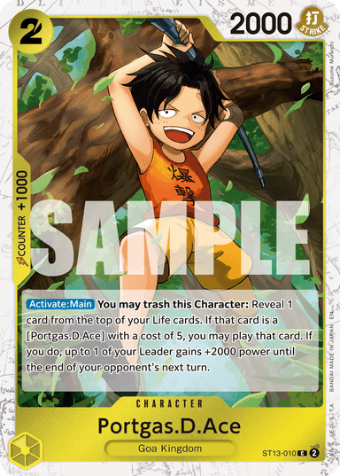 Portgas.D.Ace - ST13-010 (Pirate Foil)