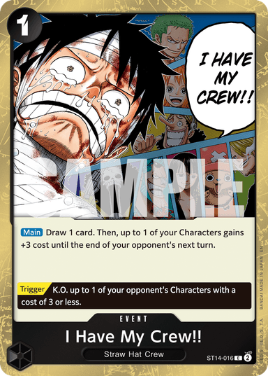 I Have My Crew!! (Pirate Foil)