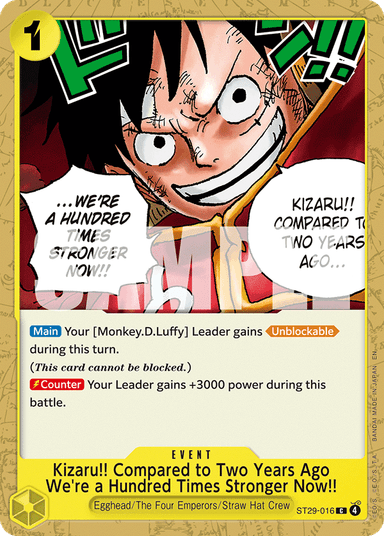 Kizaru!! Compared to Two Years Ago We're a Hundred Times Stronger Now!!
