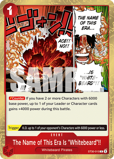 The Name of This Era Is "Whitebeard"!!