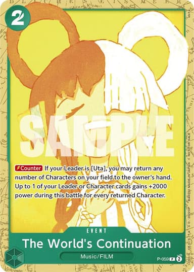 The World's Continuation (Starter Deck 11: Uta Deck Battle)