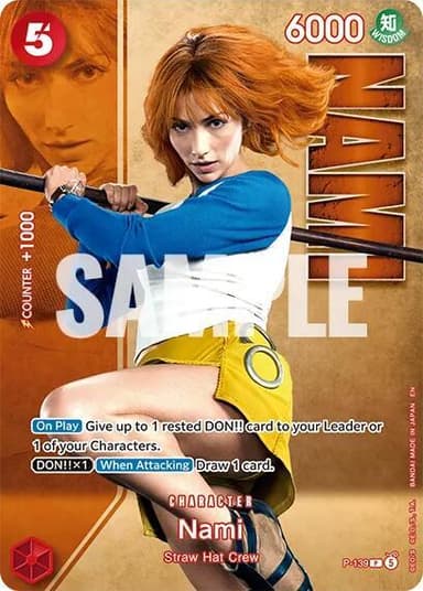 Nami - P-139 (Premium Card Collection -Live Action Edition Vol.2 Straw Hat Crew-)