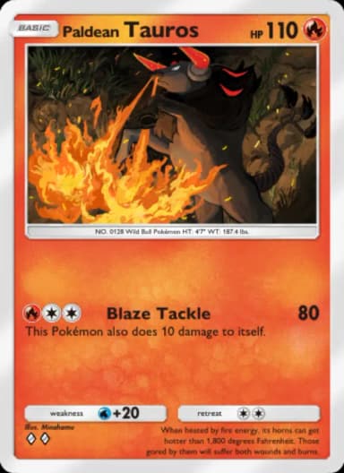 Paldean Tauros