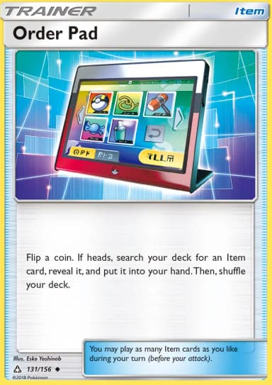 Order Pad