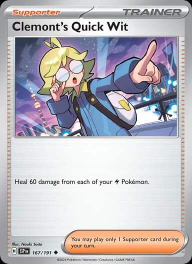 Clemont's Quick Wit