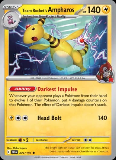 Team Rocket's Ampharos