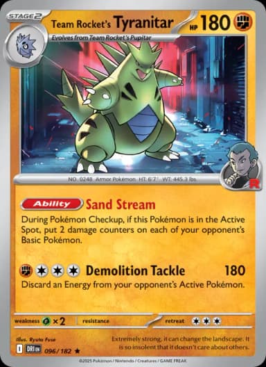 Team Rocket's Tyranitar