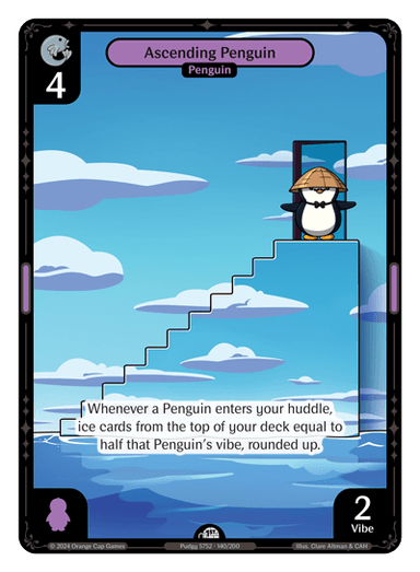 Ascending Penguin