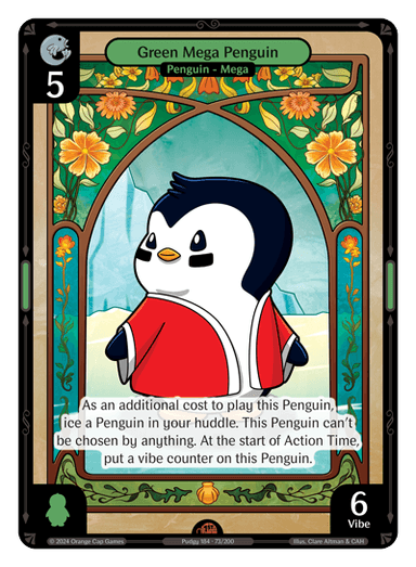 Green Mega Penguin