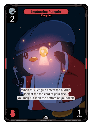 Keyturning Penguin
