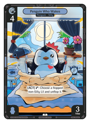 Penguin Who Wakes