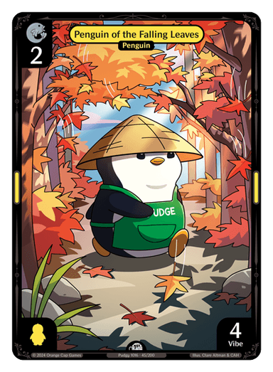 Penguin of the Falling Leaves