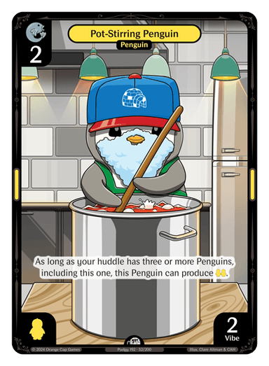 Pot-Stirring Penguin