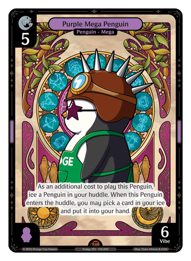 Purple Mega Penguin