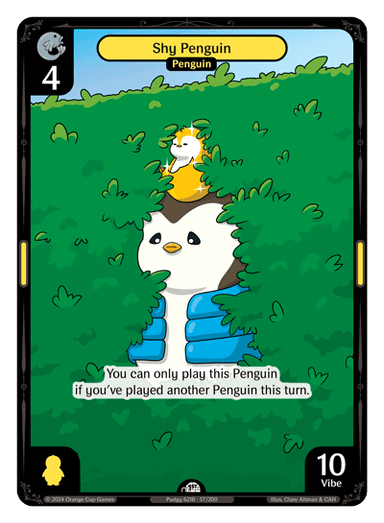 Shy Penguin