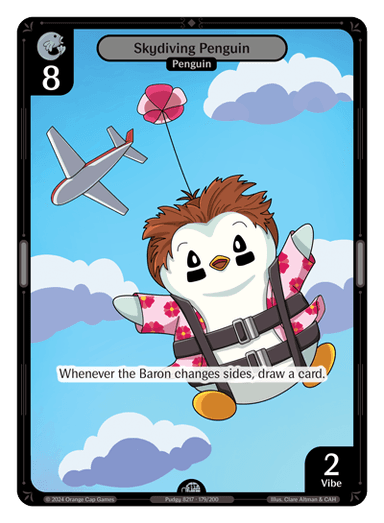 Skydiving Penguin