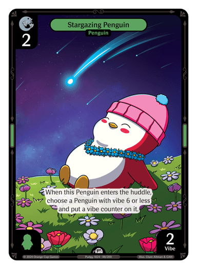 Stargazing Penguin